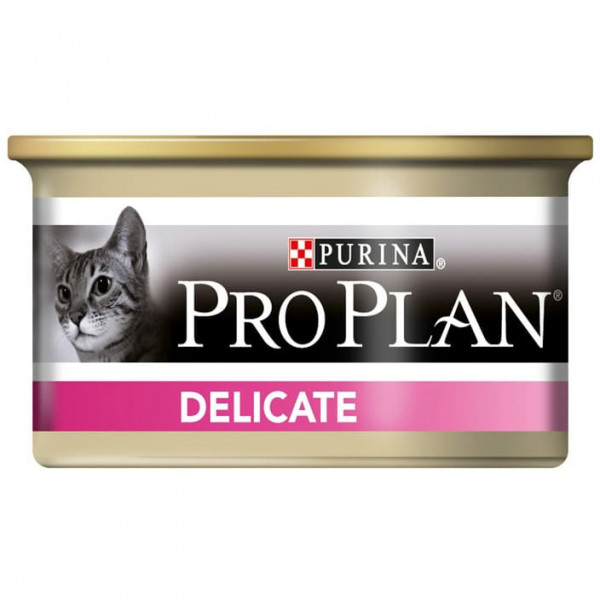 Purina Pro Plan Консервы для кошек с индейкой и рисом (Delicate)