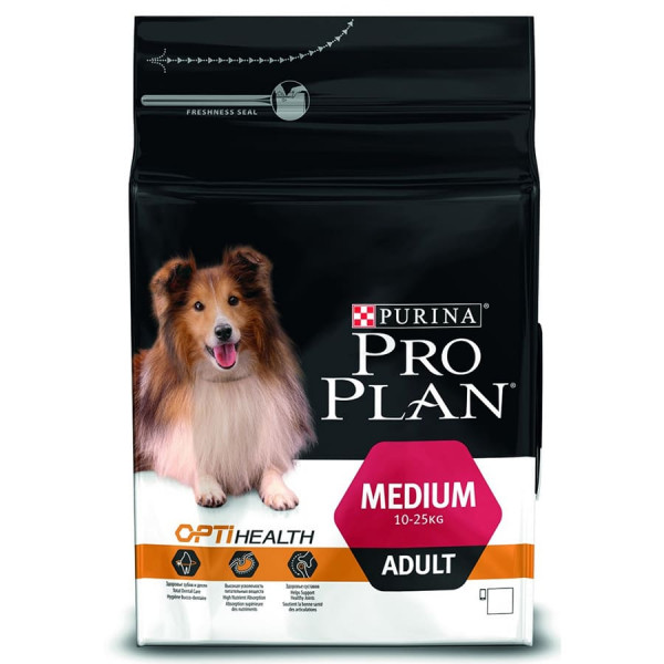 Purina Pro Plan Корм для собак средних размеров с курицей и рисом (Medium Adult Chicken)