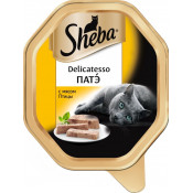 Sheba Консервы для кошек в ламистере Delicatesso патэ с мясом птицы