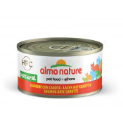 Almo Nature Консервы для кошек с лососем и морковью 75% мяса Legend HFC Adult Cat Salmon & Carrot