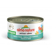 Almo Nature Консервы для кошек с форелью и тунцом 75% мяса Legend HFC Adult Cat Trout & Tuna