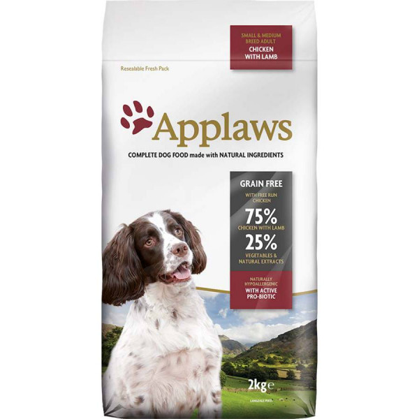 Applaws Корм для собак малых и средних размеров с курицей, ягненком и овощами