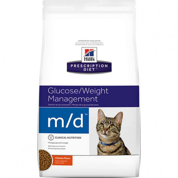 Hill's Диета для лечения сахарного диабета и ожирения у кошек (m/d)