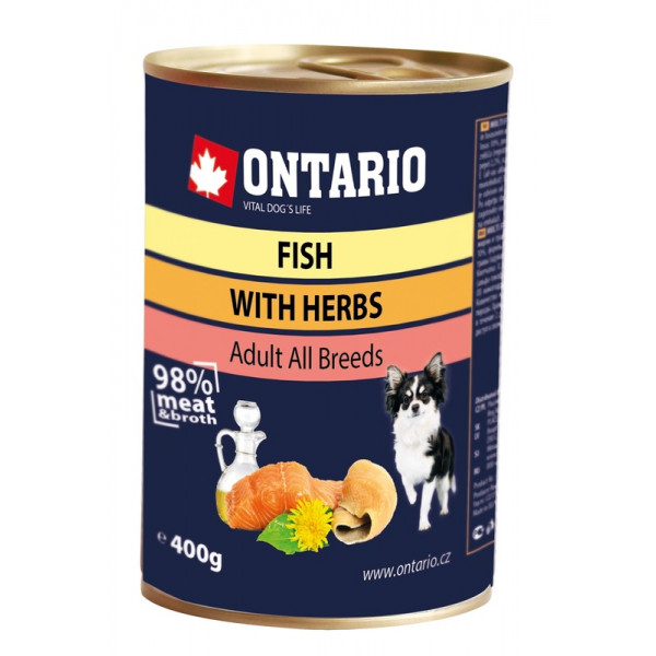 Ontario Консервы для собак из рыбного ассорти
