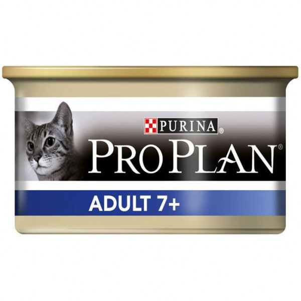 Purina Pro Plan Мусс для пожилых кошек с тунцом и рисом (Senior Fish)