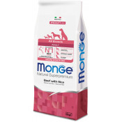 Monge Корм для собак всех пород с говядиной и рисом Dog Monoprotein All Breeds Beef and Rice