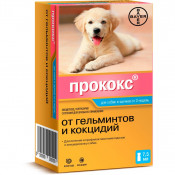 Bayer От глистов и кокцидий для щенков и собак мелких пород Прококс