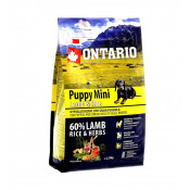 Ontario Корм для щенков малых пород с ягненком и рисом Puppy Mini Lamb & Rice