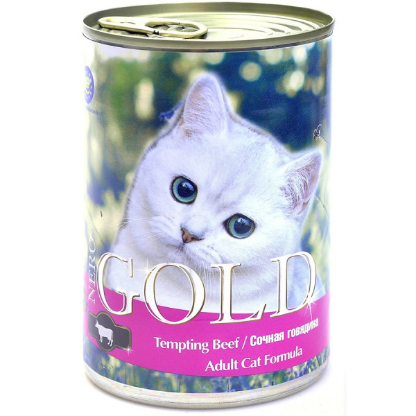 Nero Gold Консервы для кошек с сочной говядиной