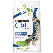 Cat Chow Корм для кошек 3 в 1, профилактика МКБ, зубного камня, вывод шерсти 3 in 1 Feline