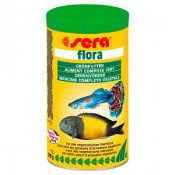 Sera Корм для растительноядных рыб со спирулиной в виде хлопьев Flora