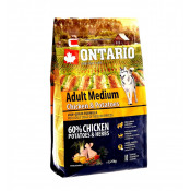 Ontario Корм для собак с курицей и картофелем Medium Chicken & Potatoes