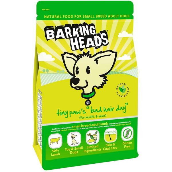 Barking Heads Корм с ягненком и рисом для собак малых размеров