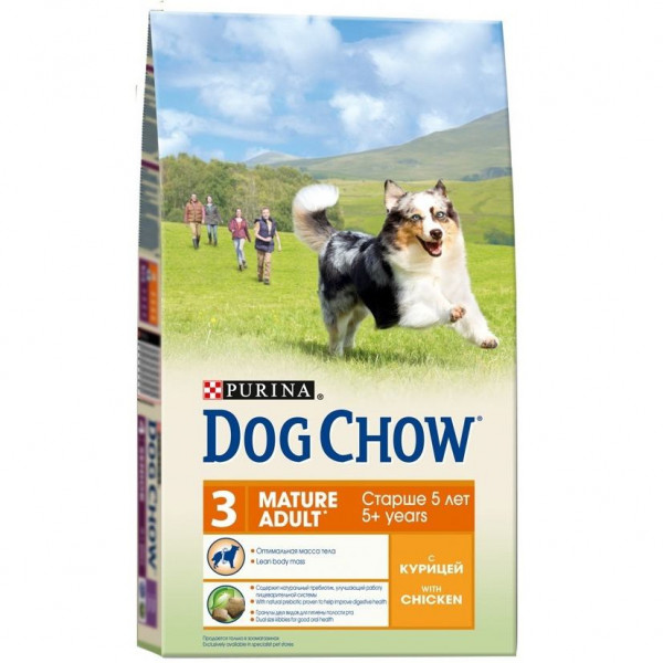 Dog Chow Корм для собак старше 5 лет с курицей