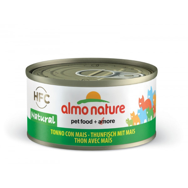 Almo Nature Консервы для кошек с тунцом и сладкой кукурузой