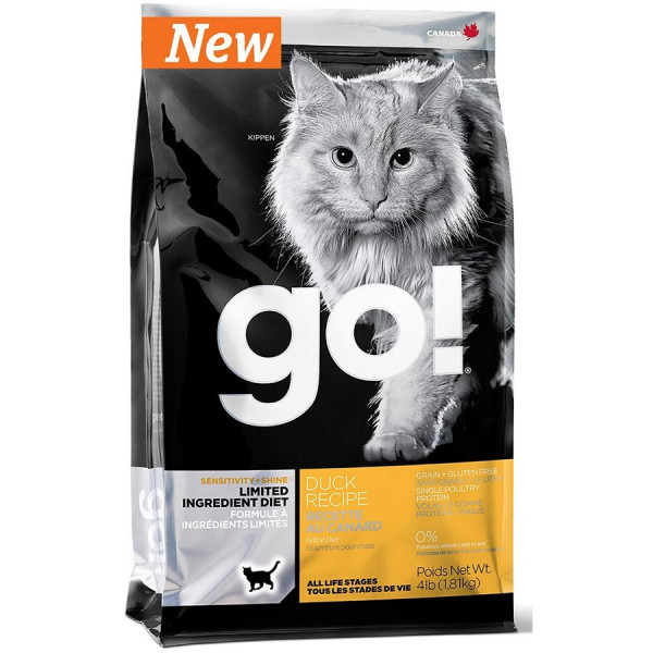 GO Natural holistic Корм с мясом утки для котят и кошек с чувствительным пищеварением