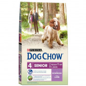 Dog Chow Корм для пожилых собак старше 9 лет с ягненком Senior 9+