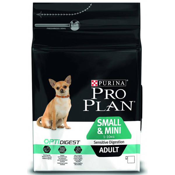 Purina Pro Plan Корм для собак малых размеров с чувствительным пищеварением на ягненке (Sensitive Digestion)
