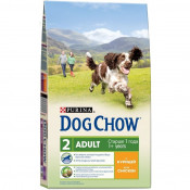 Dog Chow Корм для собак с курицей Adult Chicken