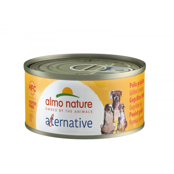 Almo Nature Консервы для собак с курицей гриль 55% мяса
