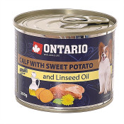 Ontario Консервы для собак с телятиной и бататом Mini Calf, Sweetppotato, Dandelion & linseed oil