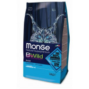Monge Корм для взрослых кошек с анчоусом BWild Cat Anchovies