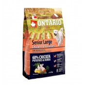 Ontario Корм для пожилых собак крупных пород с курицей и картофелем Senior Large Chicken & Potatoes