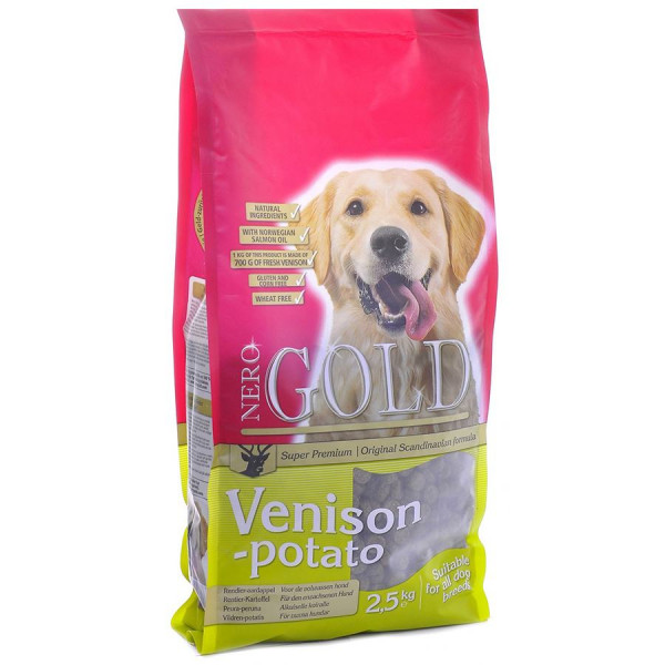 Nero Gold Корм для собак с олениной и картофелем