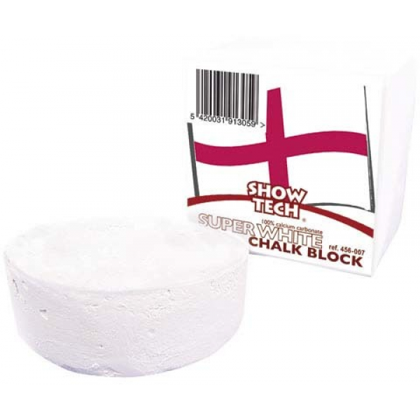 ТОВАРЫ ДЛЯ ГРУМИНГА SHOW TECH English Chalk Block Super White мелок супер белый из кальция круглый в коробочке 55 г