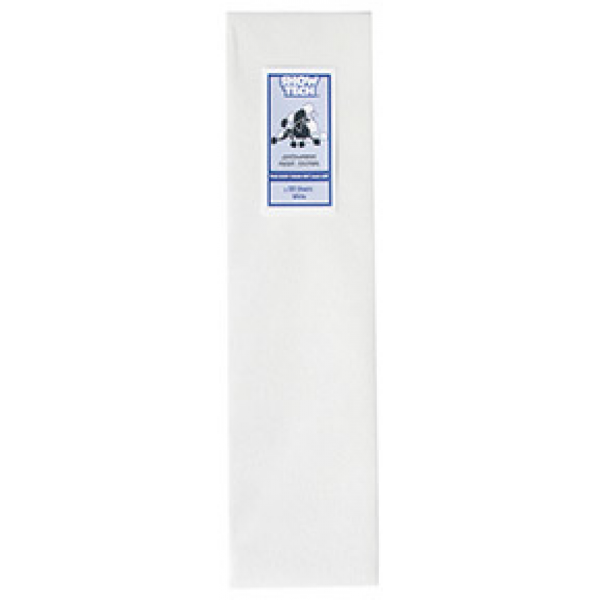 ТОВАРЫ ДЛЯ ГРУМИНГА SHOW TECH бумага натуральная, многоразовая, 40 х 10 см 100 шт., белая