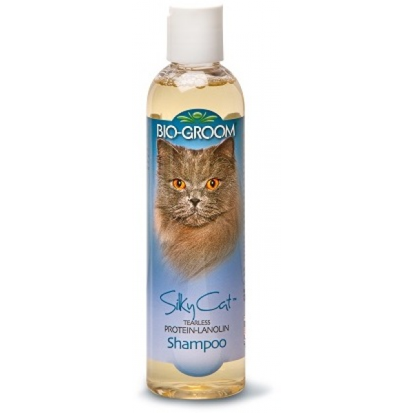 BIO-GROOM Bio-Groom Silky Cat Shampoo кондиционирующий шампунь для кошек с протеином и ланолином 237 мл