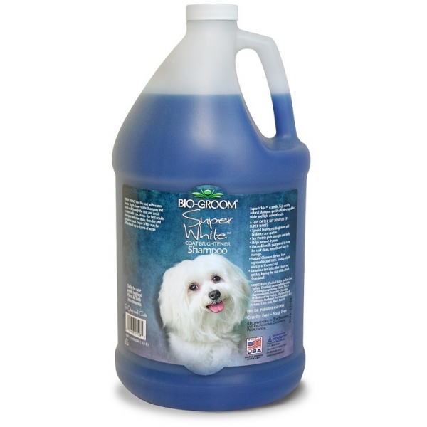 BIO-GROOM Bio-Groom Super White Shampoo шампунь для собак белого и светлых окрасов 3,8 л